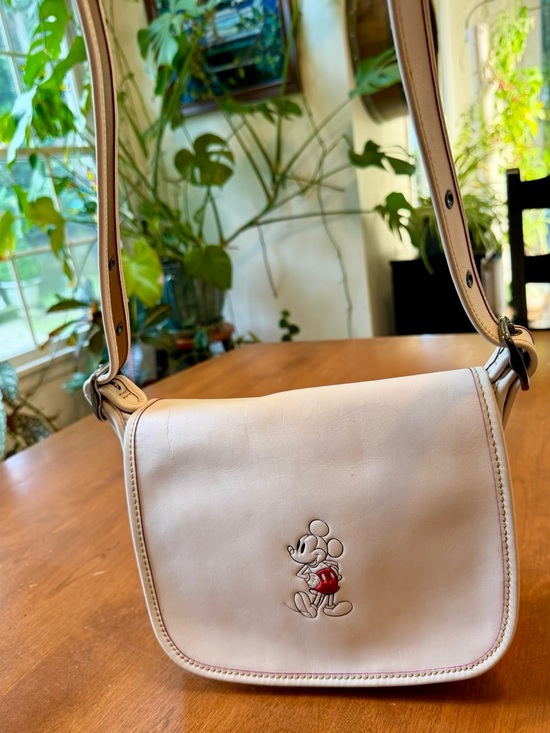 Coach Handbags - Coach x Disney Mickey Mouse Saddle Bag
